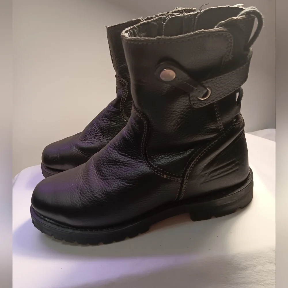Xelement leather motorcycle boots 8M - Picture 2 of 8